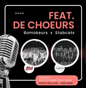 Spectacle Bomokeur et Stabcats "Featuring de choeur" à Paris