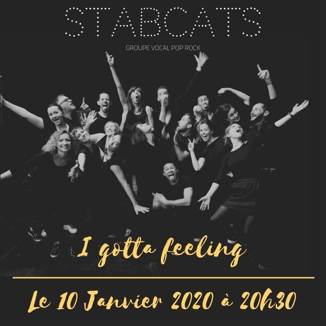 Concert "I gotta feeling" groupe vocal Stabcats 2020
